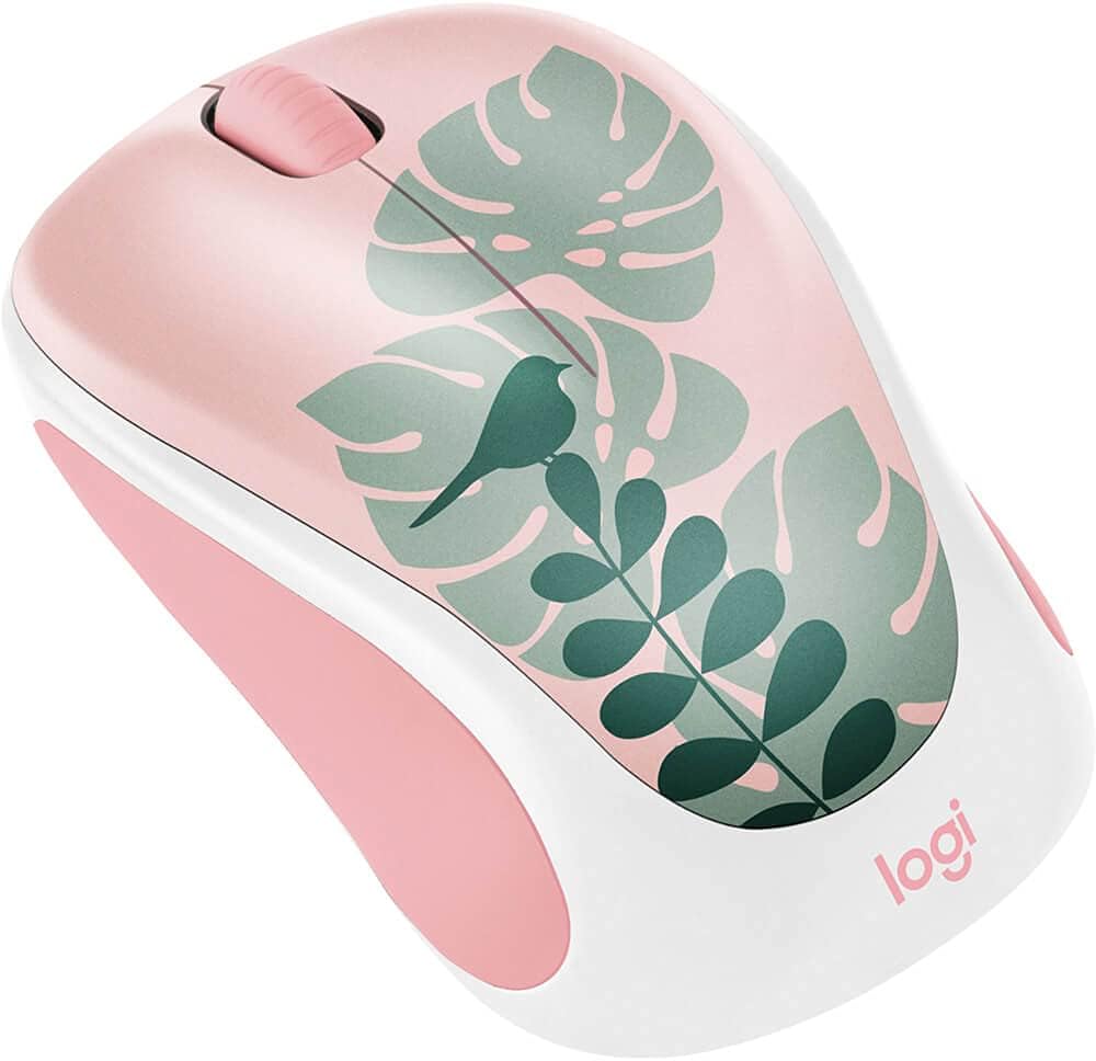 Logitech Limited Edition Wireless Compact Mouse - Chirpy Bird Design