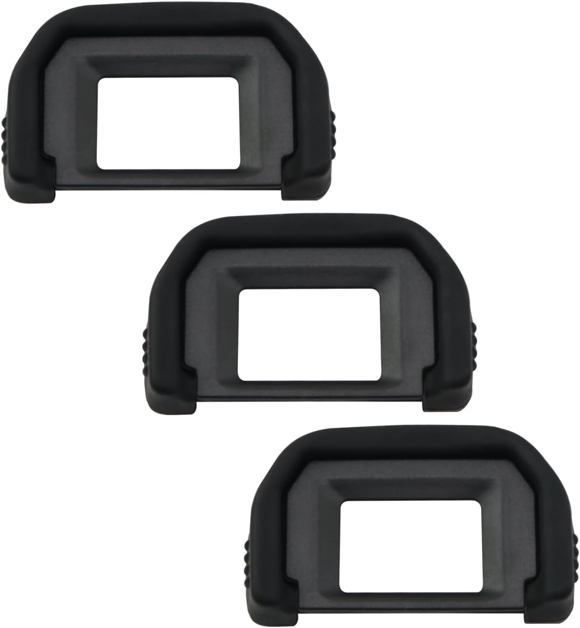 BLLNDX 3PCS 300D 350D 400D 450D 500D 550D EF Viewfinder Protective Cover Rubber Camera Eyepiece Hood for Digital SLR