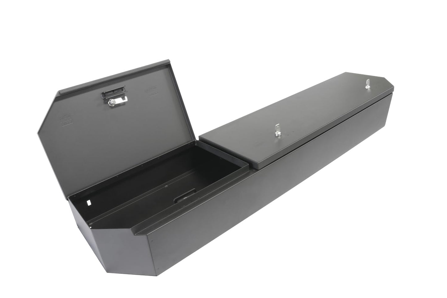 Tuffy Full-Width Under-Seat Lockbox for Ford F-150, F-250, and F-350 SuperCrew (2015–2025), Heavy-Duty Steel Rear Seat Security Safe with Pry-Guard Lock, Weather-Resistant, Quick No-Drill Install
