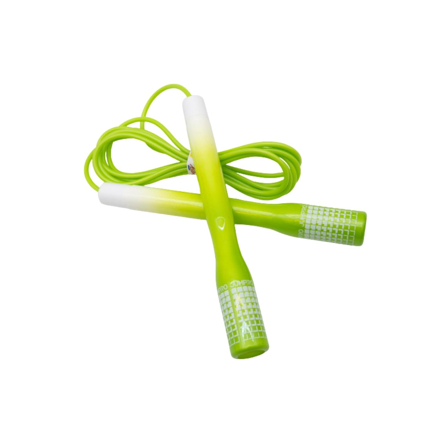 KSY Rainbow Jump Rope (J-710, Green) – Adjustable Cardio Rope for Women’s Fitness & Home Workouts | Soft-Grip Handles, Smooth PVC Cable, Lightweight Design | Made in Korea