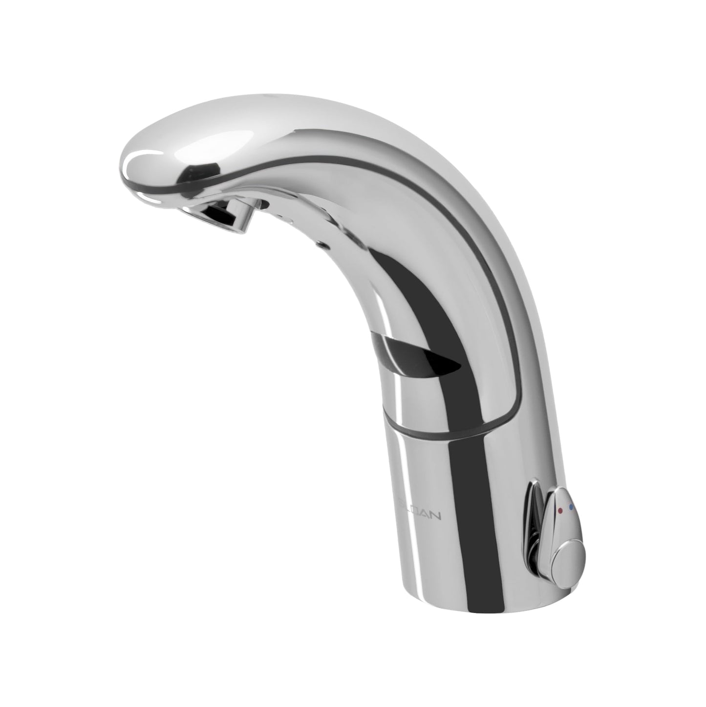 Sloan Optima EAF-100-ISM Sensor Activated Touch-Free Faucet, Commercial Grade with Mounting Hardware - 1.5 GPM Hardwired-Powered Deck-Mounted Mid Body, Polished Chrome Finish, 3335004