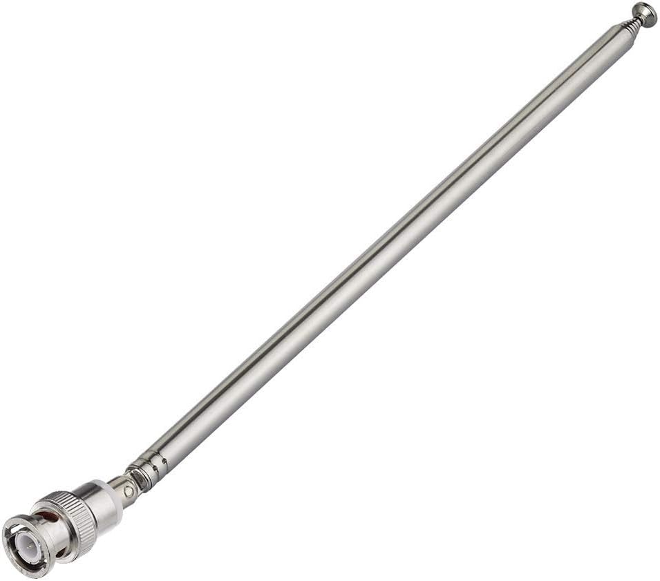 BINGFU 20-1300MHz 7 Counter Police Radio Scanner Antenna Sections Telescopic BNC Male Handheld CB Ham Antenna