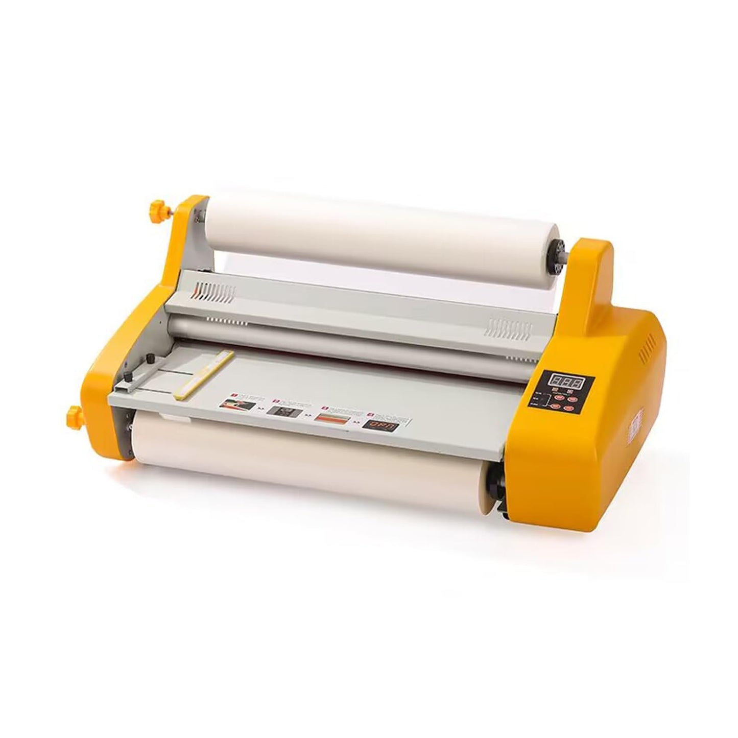 DEJUN Laminating Machine 18" Hot and Cold Roll Laminator 110V Digital Thermal Laminating Machine for A2/A3 Single/Dual Sides Lamination