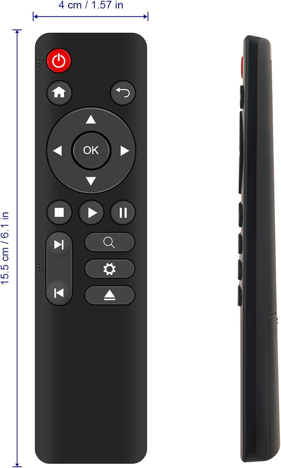 ALLIMITY New Universal Replacement Remote Control Compatible with LaCie Classic HD Mini HD Media Player