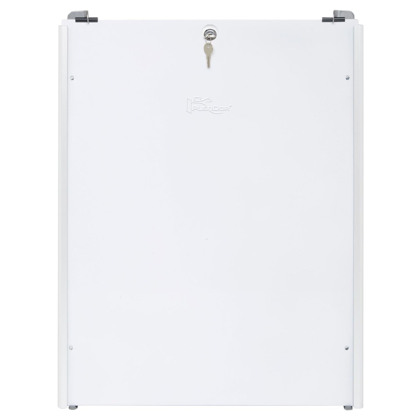 Plexidor Performance Pet Door Sliding Track - Easy to Install Sliding Door Track with Flip Lock - Built to Last (White, Large Plus)