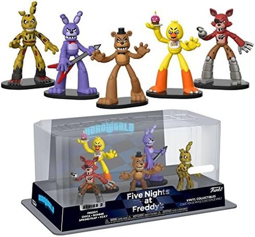Funko Hero World - Five Nights at Freddy's FNAF Original Crew 5-Pack | Collectible Figures