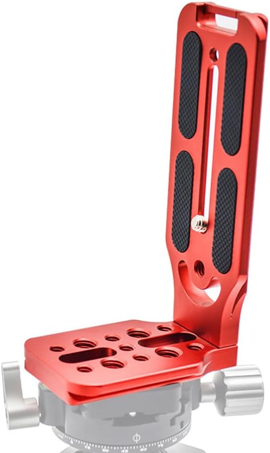 LingoFoto 1/4" 3/8" L Bracket for DSLR/Mirrorless Cameras, Arca-Swiss Quick Release Plate with Vertical/Horizontal