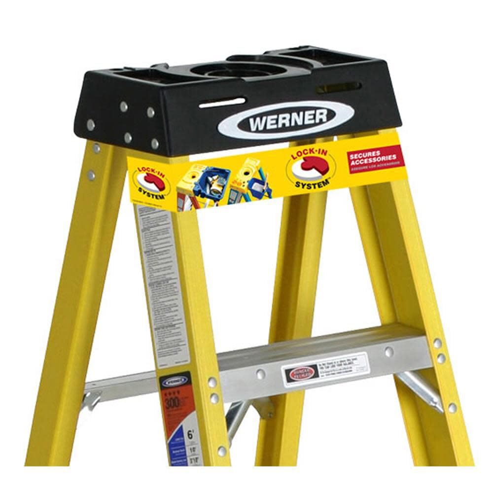 Werner 6 Ft Type Ia Fiberglass Step Ladder