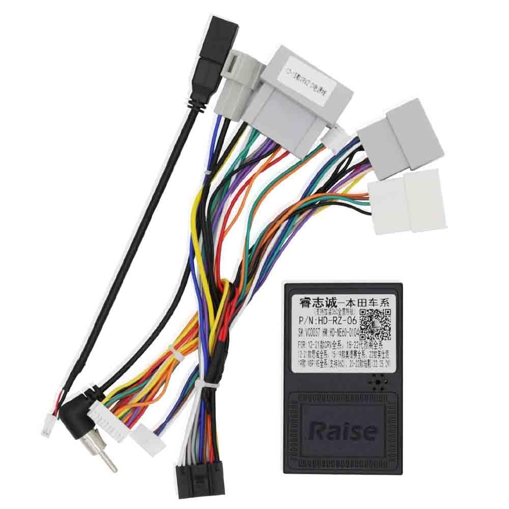 Bestycar 16pin 2012 2013 2014 2015 Car Radio Stereo Power Retrofit Wiring Harness Cable for Honda CRV Civic with Radio