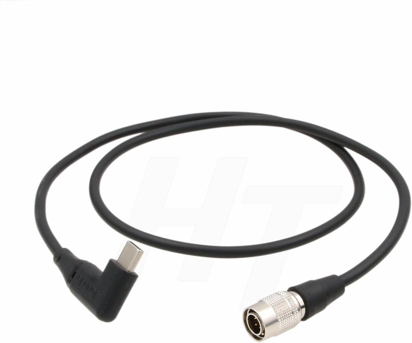 HangTon 12V 4 F4 F8 F8N 90-Degree 60cm PD QC Power Bank USB C to Hirose Pin Power Cable for Zoom Pro Audio Recorder