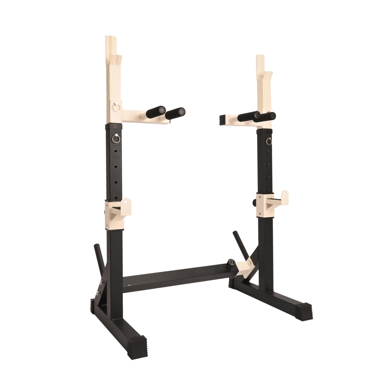 Gresspro Gresspro Barbell Rack Stand with Dip Bar Attachment - Multifunctional Adjustable Squat Rack, Heavy-Duty Dumbbell Rack, Strength Training Dip Station, Home Gym Equipment Max Load 550lbs