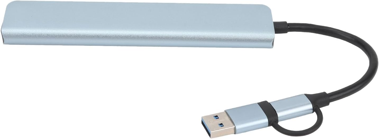 XUMIUZIY 8 1 3.0 in USB C Hub, Aluminum USB C Ethernet Multiport Adapter, Loseless USB Docking Station for Computers