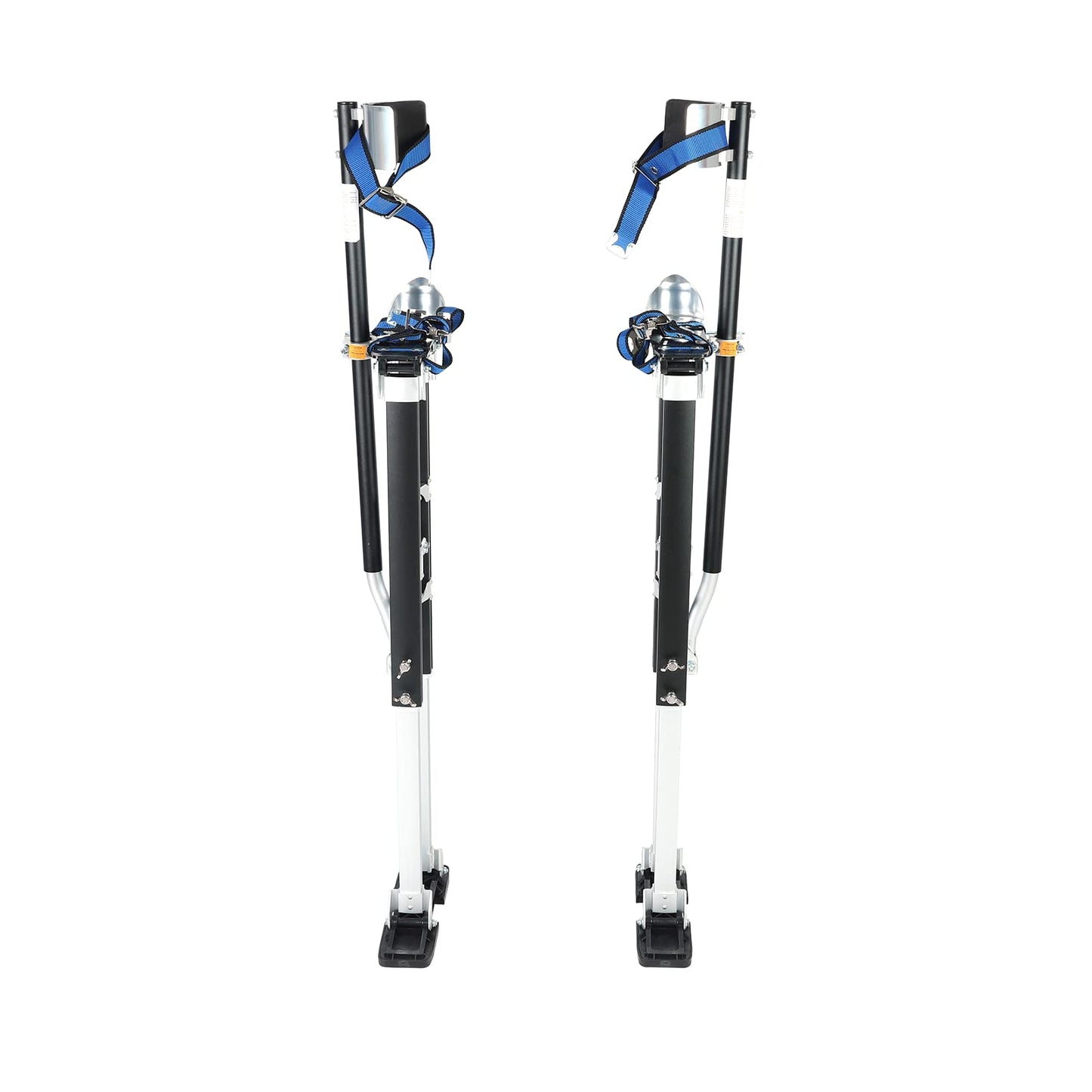 FSBNJKS 36"-50" Black Drywall Stilts Aluminum Tool Stilt with Protective Knee Pads Portabl Adjustable For Painter Walking Painting