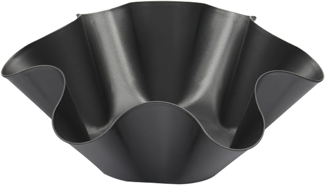Skiennix Nonstick Taco Shell Bowl - 2 Pack Carbon Steel Tortilla Maker for Baking & Frying