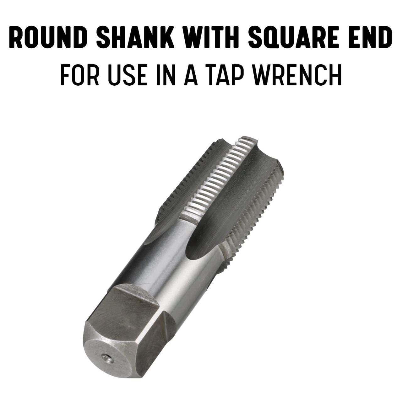 Drill America DWTHS1/4-1-1/4SET 6 Piece NPT Pipe Tap Set in Wooden Case (1/4 ", 3/8 ", 1/2 ", 3/4 ", 1 " and 1-1/4 "), High Speed Steel, DWT Series,Small