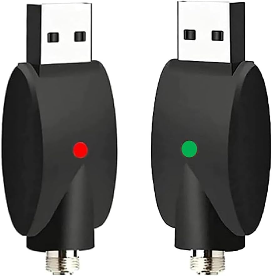Yacusum 2Pieces USB Thread Cable,USB Smart Charger Cable, Overcharge Protection Adapter with LED Indicator Adapter