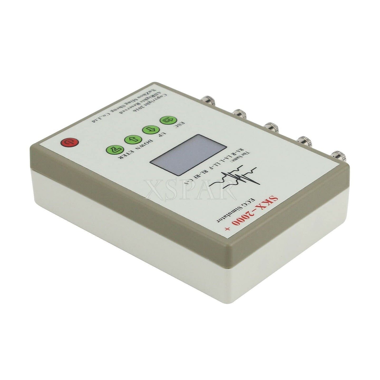 SKX-2000C+ ECG Signal Simulator, ECG Signal Generator with OLED Display, Rechargeable Type