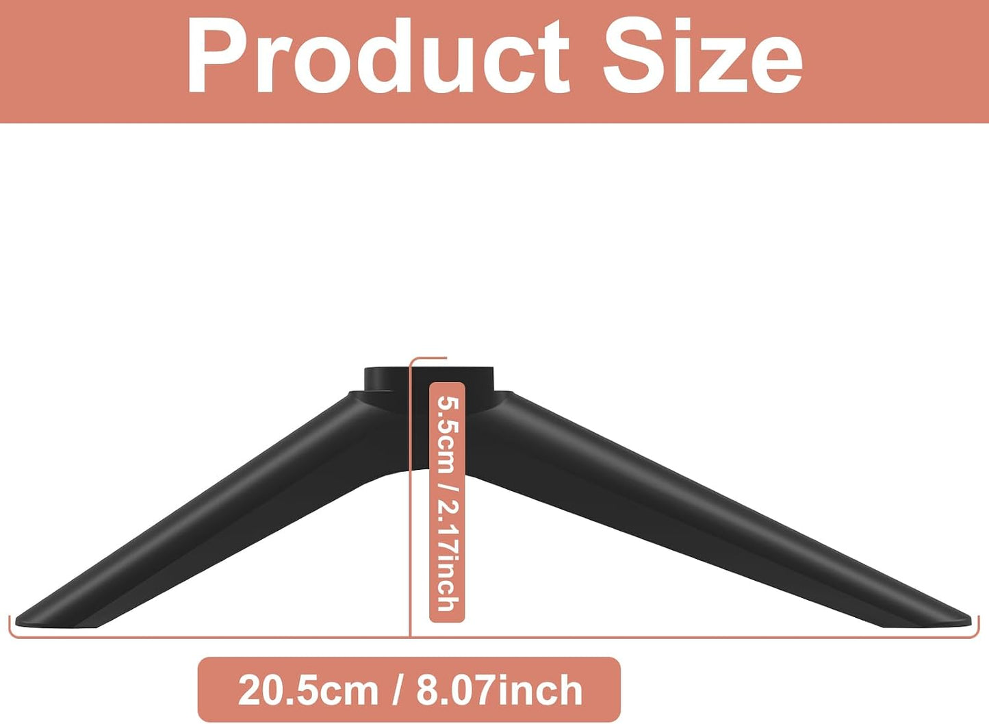 Maozhren 40" 43" 40H5590F 40H4F 40H3F9 40H4030F1 43H4F 43H4030F 43H4030F1 Set, TV Stand for Hisense TV Legs, Only