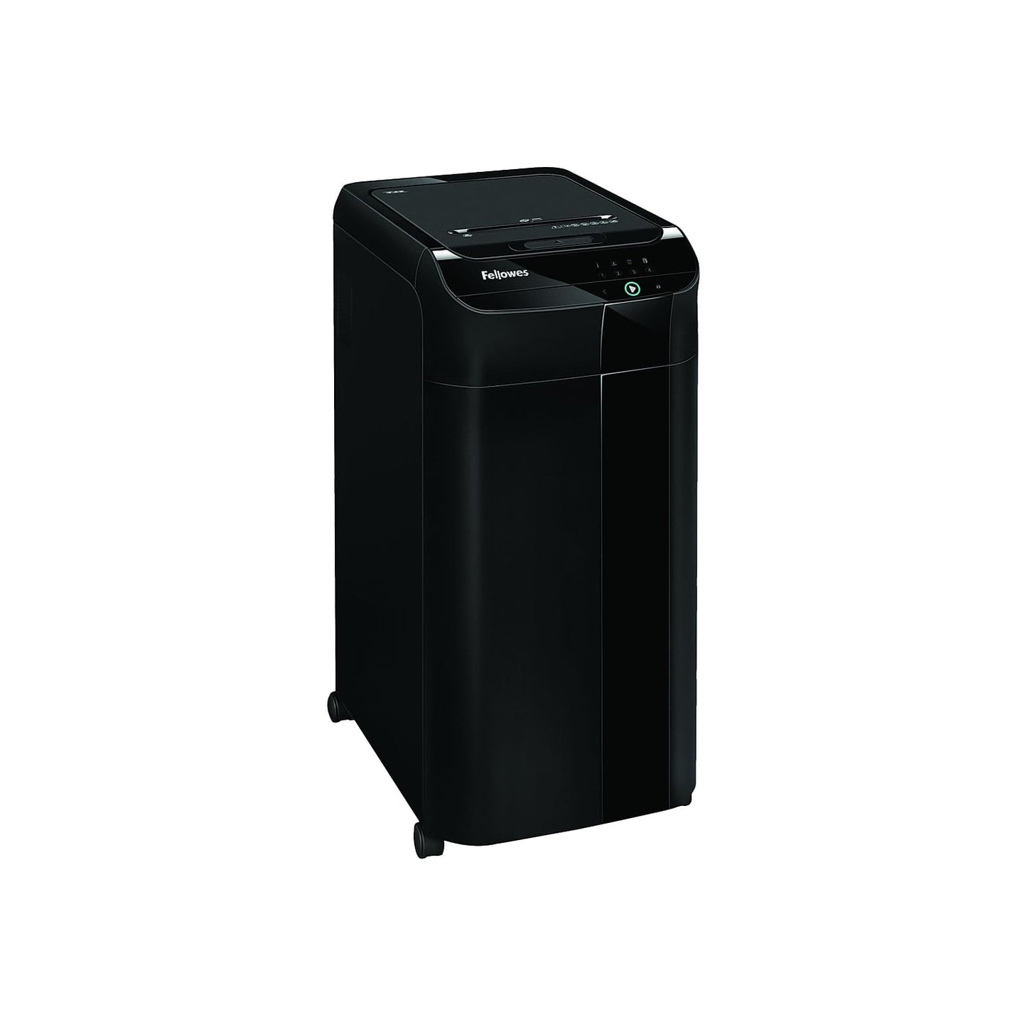 Fellowes AutoMax 350C Cross-Cut Commercial Office Auto Feed 2-in-1 Paper Shredder with 350 Sheet Capacity, Black (4694001)