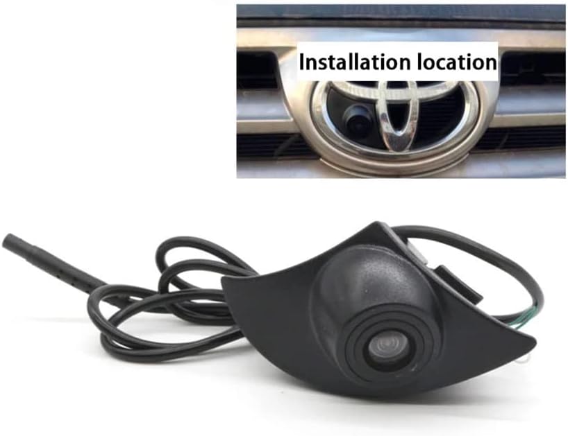 aSATAH RAV4 HD CCD Car Front View Camera & Parking Night Vision Positive Waterproof Logo Camera for Toyota Camry/Reiz /