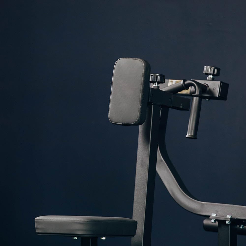 Titan Fitness Plate Loaded Seated Row Machine, Rated 270 LB, Adjustable Chest Supported Row Machine with Olympic Weight Posts, for Back, Arms, Shoulders