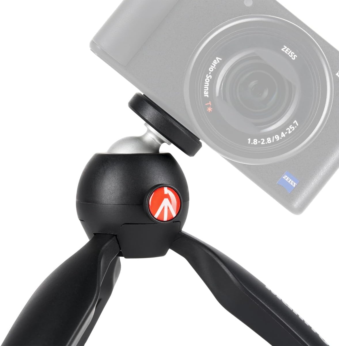Manfrotto PIXI Mini Aluminum Tripod for Cameras and Smartphones - Black