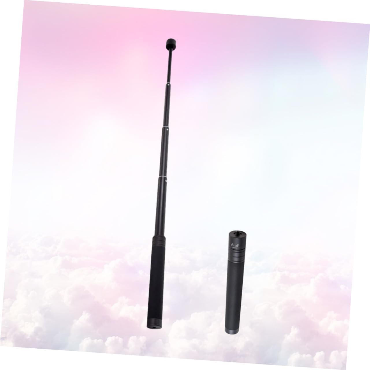 CAXUSD Selfie Stick Extension Handle Screw Interface Pole Telescopic for Daily Use