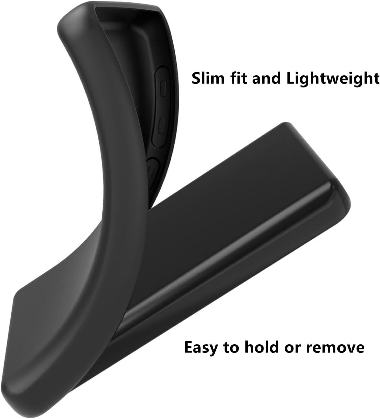 Fotosuncy Mp3 G1 G3 4.0 inch, Player Case for innioasis Slim Fit Soft TPU Matte Cover with Cleaning Cloth Black