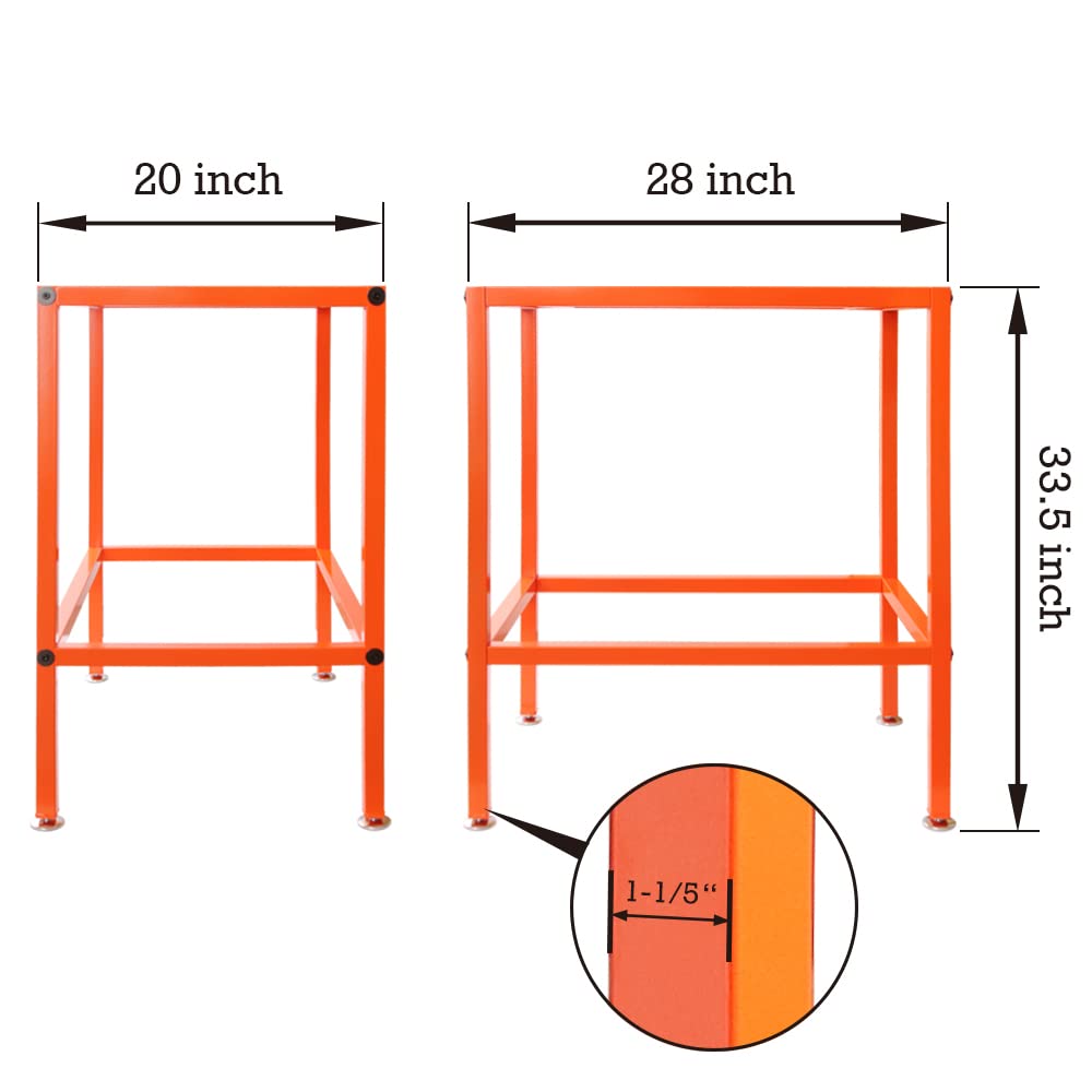 O'SKOOL Router Table Steel Stand with Levelers, RTS08