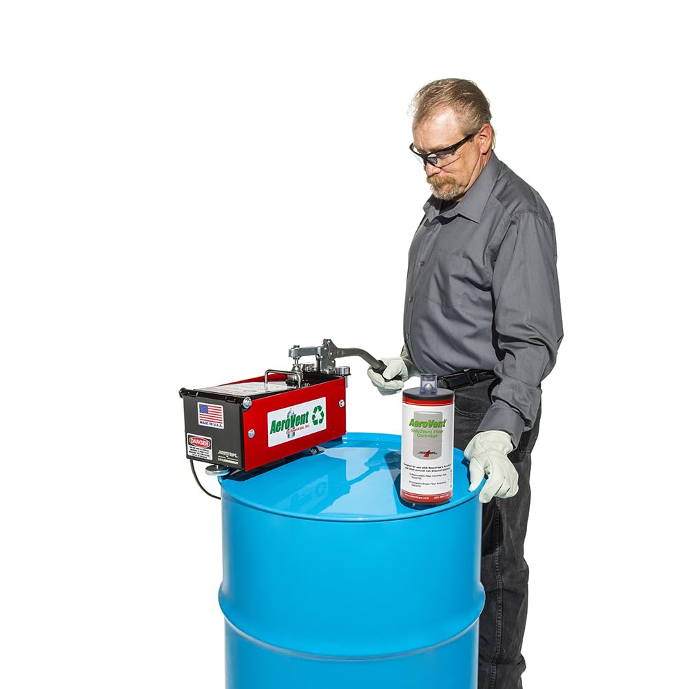 AeroVent Standard Aerosol Can Disposal System (Part #10004840) | Quickly Puncture & Drain Cans Up to 9.75" Length & 2-3" Diameter | Compliant in 50 States | Heavy-Duty Industrial Grade | Made in USA