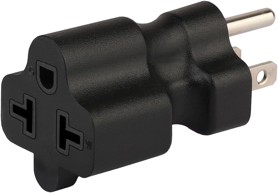 TEWOXIN 3 5-15P 5-20R/6-15R/6-20R Adapter,4-in-1 15A 20A 125V 250V PCS NEMA to Power Converter for Server Rack,EV