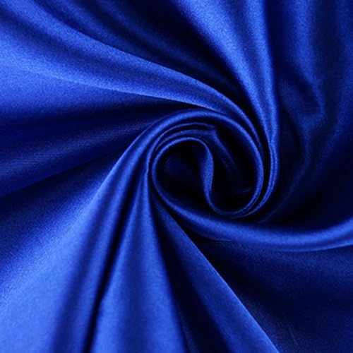 Royal Blue Satin Chair Sashes by [Brand Name] - Elegant 7x108 Inch Bows for Weddings & Parties