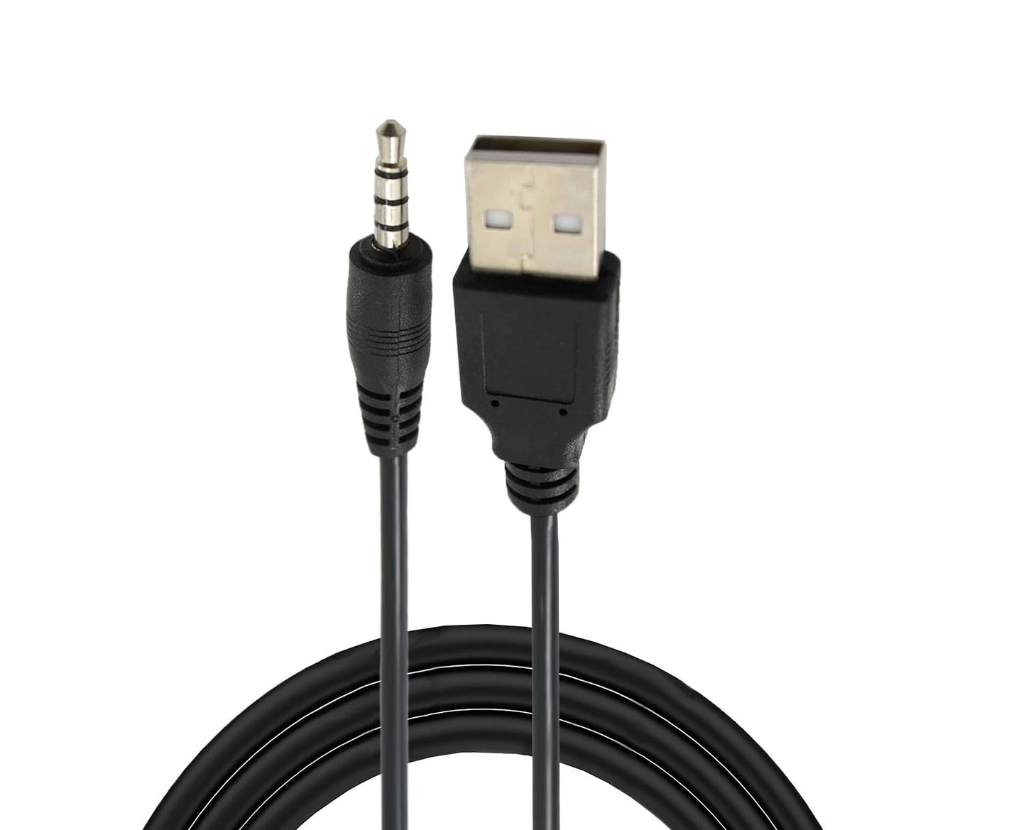 KKPOERT 3.5mm MP3, etc3.3FT USB Cable, Male AUX Audio Jack to USB Public Charging Adapter, Compatible with recorders