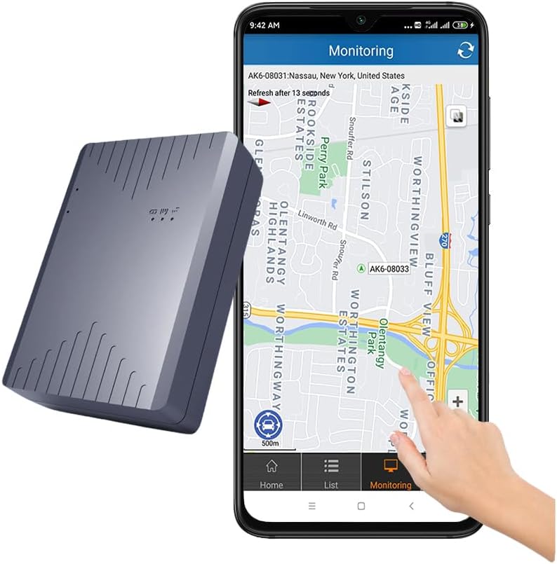 Reiwour (5000mA) Magnetic GPS Tracker for Vehicles Tracking Devices for Cars Hidden Long Battery Life Car Tracker