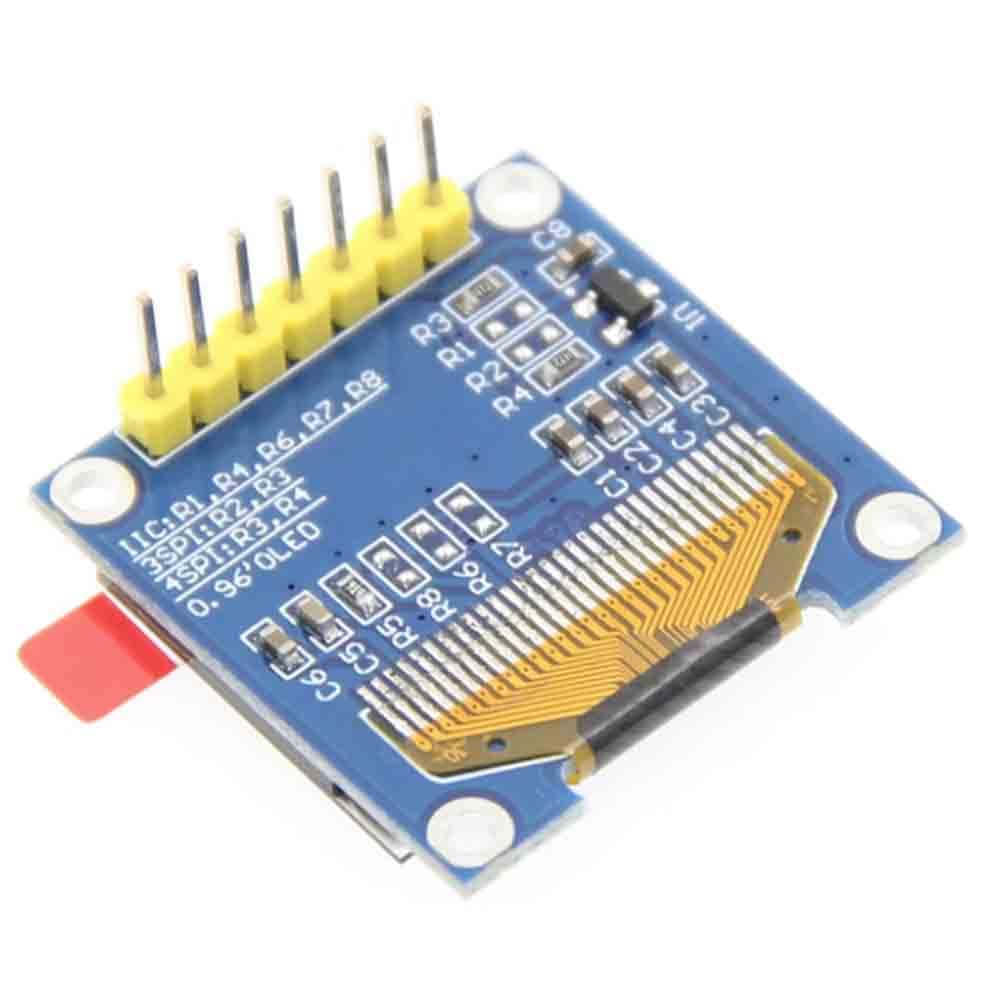 Senzooe 0.96 inch OLED display module LCD screen SPI serial port screen display (blue)
