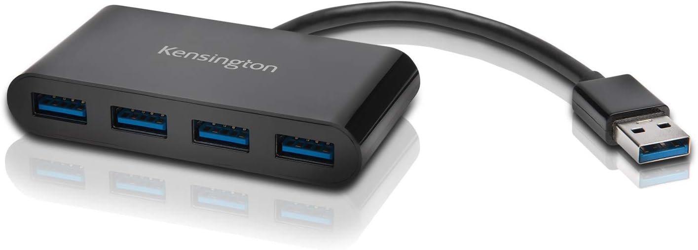 Kensington K39121WW UH4000 3.0 4-Port USB Hub