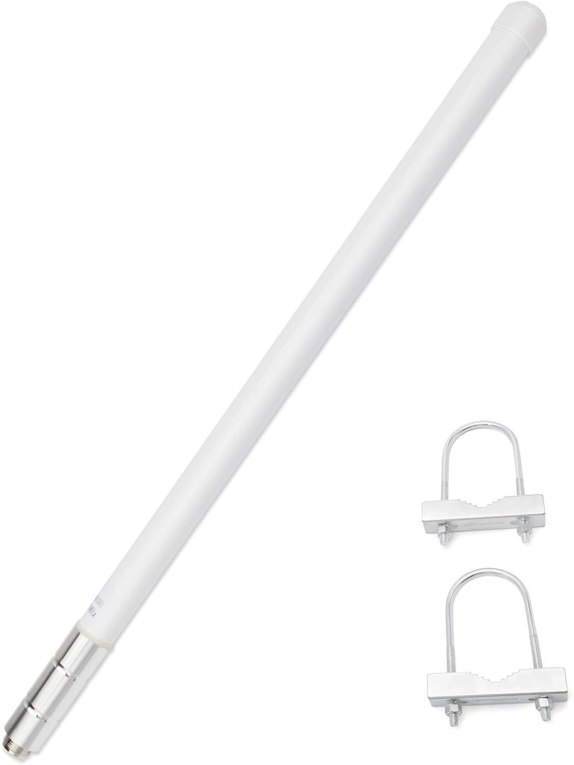 UAYESOK 144/430mhz 17 inches SO239 Dual Band Fiberglass Radio Antenna, UHF VHF Base Antenna, Connector for Base Station
