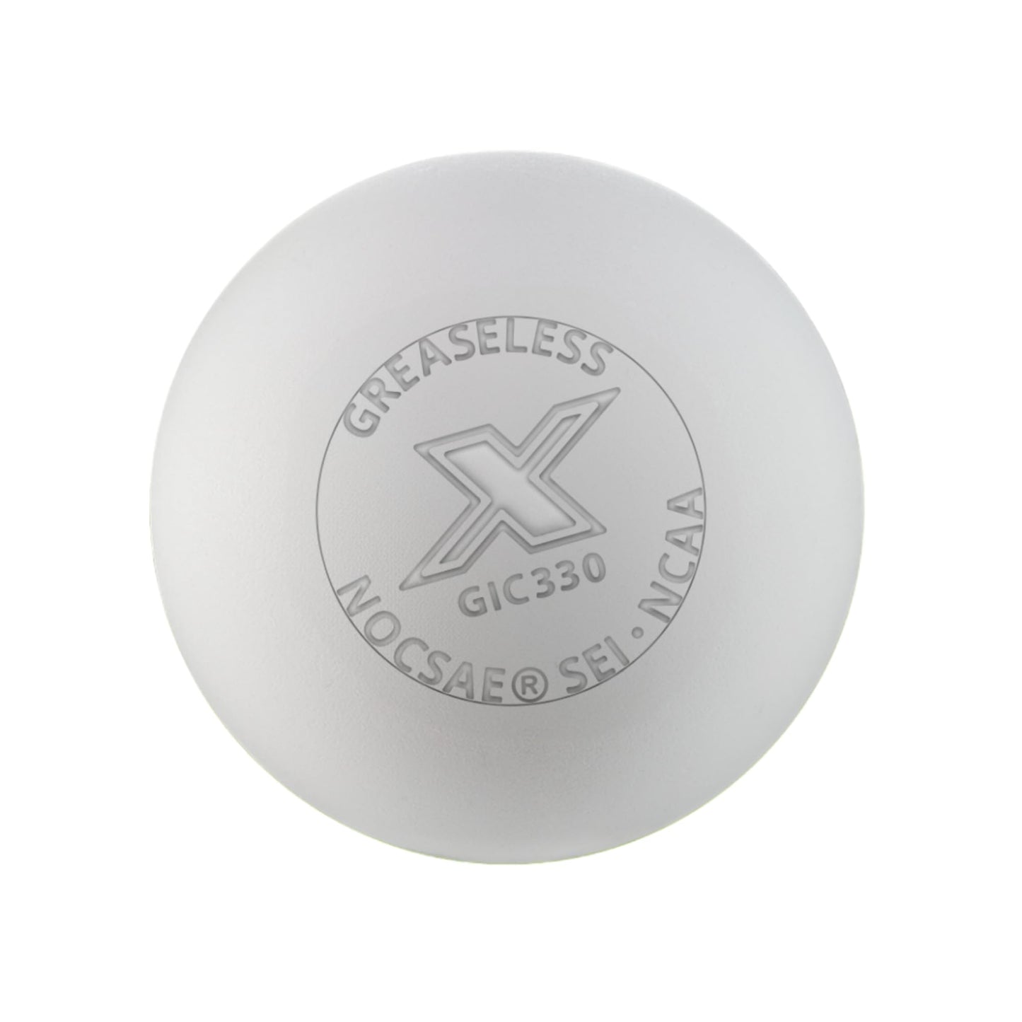 PEARL X Greaseless Lacrosse Balls by Guardian Innovations, 10 Pack, White - Official Ball of NCAA Championships - Meets NOCSAE Standards and SEI/NCAA Certified