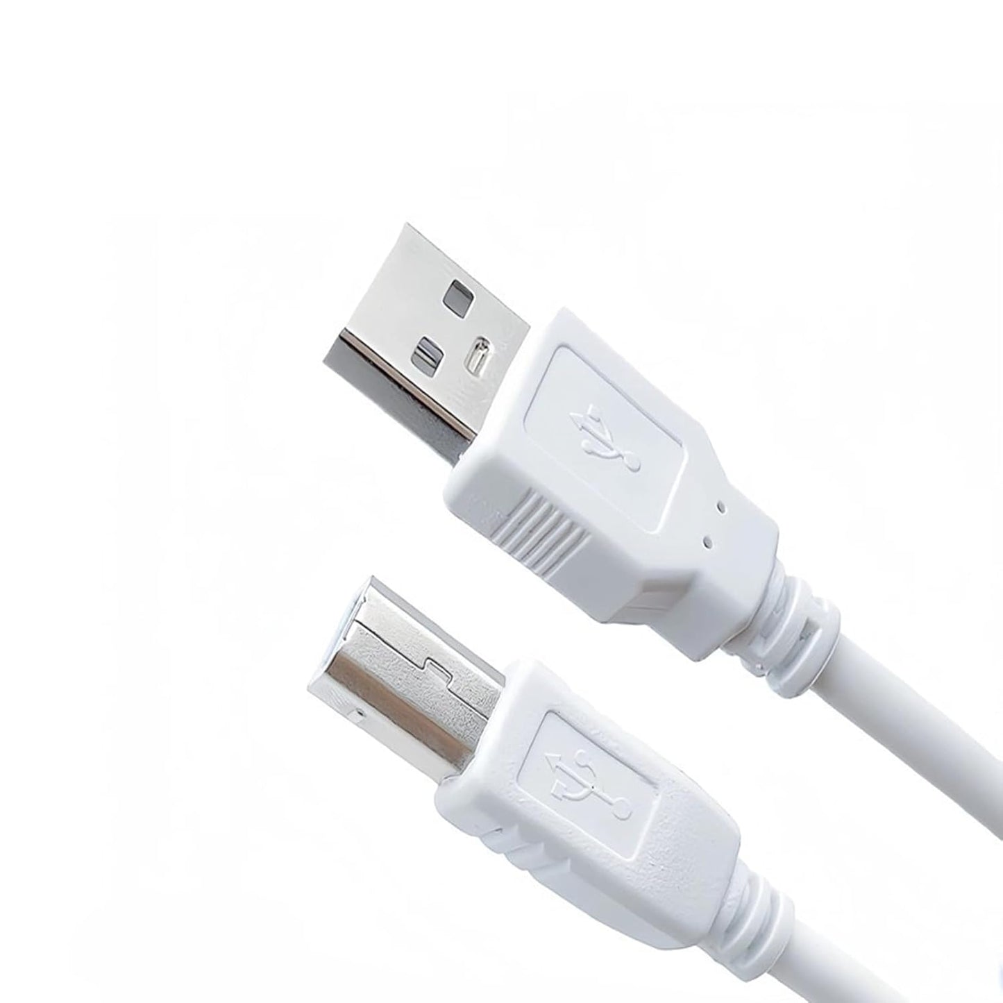 10 Printer Cable fit for HP Canon Brother Dell Epson, USB A to USB B Printer Cord Feet