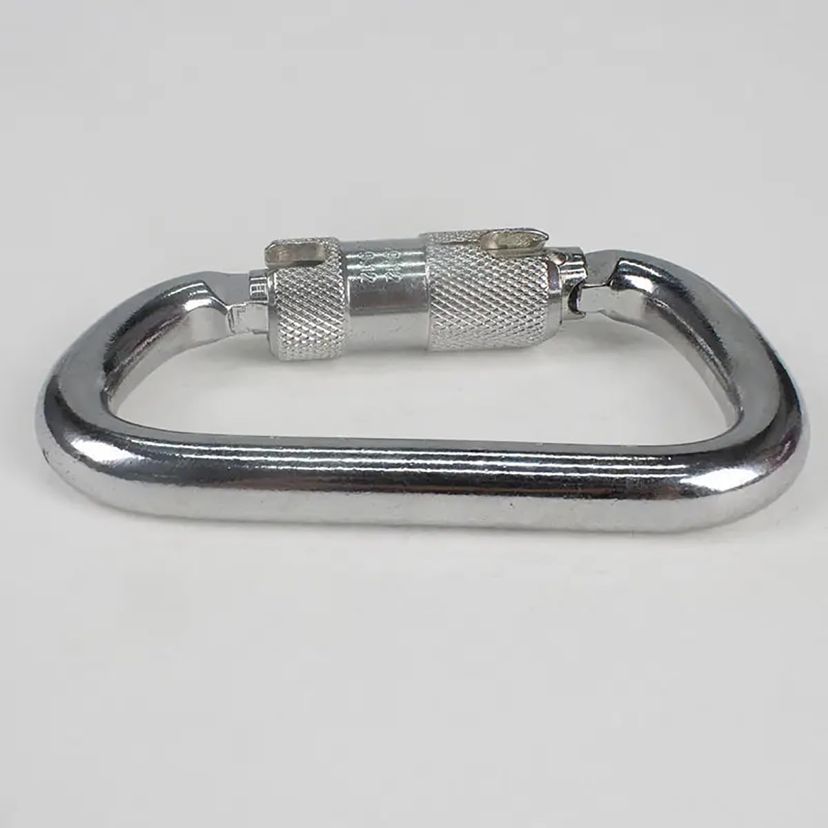 Auto Locking Carabiner 45KN=10000lbs Heavy Duty Large Clip Climbing Carabiner Twist Lock Carabiners for Rock Climbing, Camping, Gym,Rescue (CE Rated,D Shape) Gold