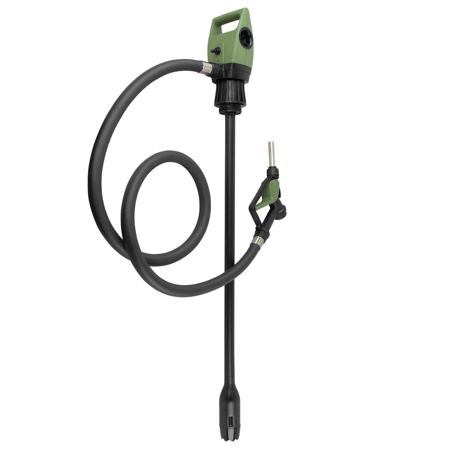 TERA PUMP Electric DC20V Drum Transfer Pump, Intake Filter-equipped, 55 Gallon Drums, Flow Control Nozzle, 7.6 Gal/Min