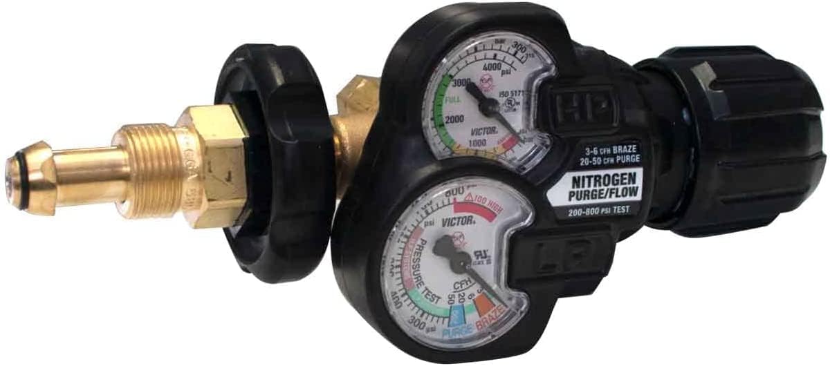 Victor Edge Series 2.0 Nitrogen Purge/Flow Module Gauge – Regulator Gauge, Model 0781-3652