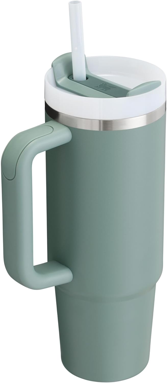 STANLEY Quencher H2.0 FlowState Stainless Steel Tumbler - Insulated, Durable, 40 oz, Midnight Black