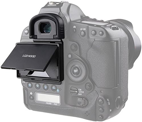 1DX 1DX 1DX2 Camera LCD Sun Shade Sun Hood Camera LCD Viewfinder Professional Optical Sunshade with Screen Protector