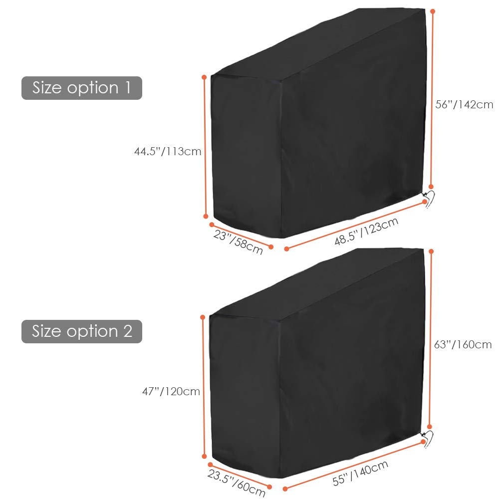 COOSOO Exercise Bike Cover Indoor Cycling Protective Waterproof Outdoor Storage Dust-Proof UV Resistant Bicycle Protection Compatible with Peloton,Bowflex,Nordictrack,Echelon