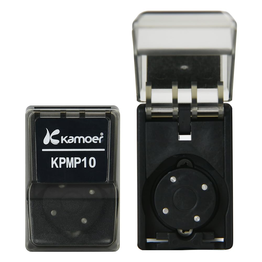 Kamoer KPMP10 low flow 24V peristaltic pump high precision adjustable speed stepper motor liquid dosing pump 1.52mm ID x 3.22mm OD (0-5.9ml/min) for Lab DIY