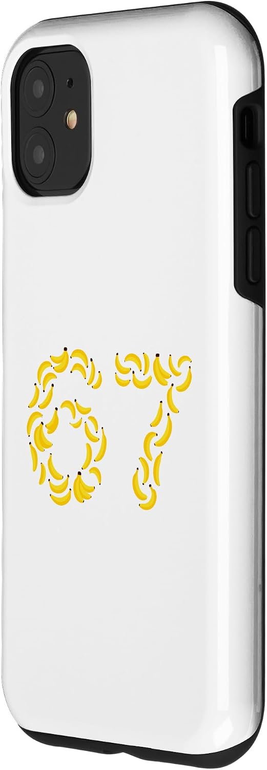 67 Bananas Six Seven 11 Case for iPhone