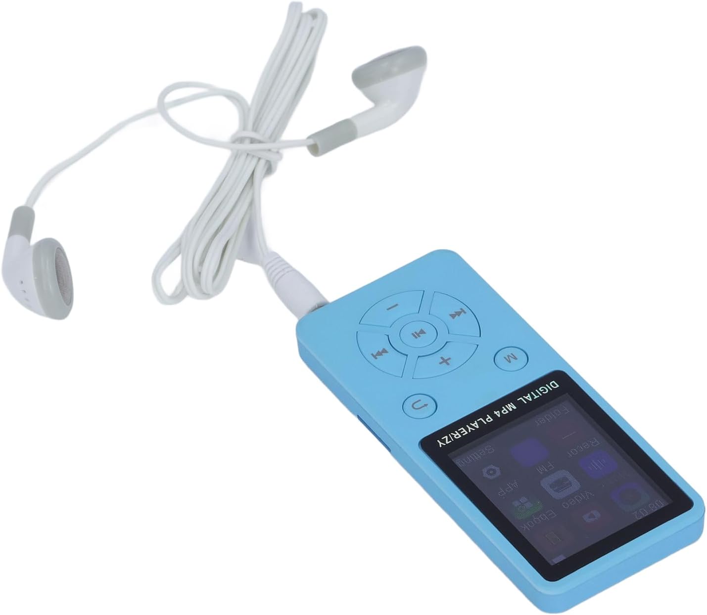 YuRui TENG 64GB MP3 MP4 5.0, 1.8 Inch 128GB Player with Screen, Portable HiFi Music Player, Speaker, Video, FM, E Book