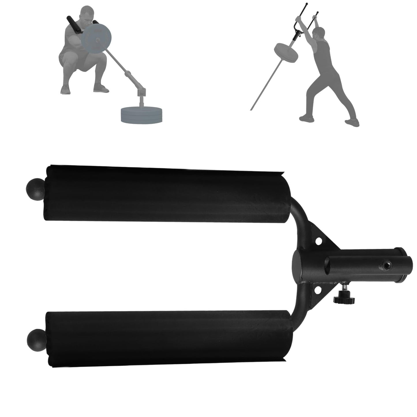 LTTGX Viking Press Handle Landmine Attachment: T-Bar Row Landmine Attachment for 2-Inch Olympic Barbell - Barbell Grips Gym Home Equipment for Build Arm Shoulder Back Muscles