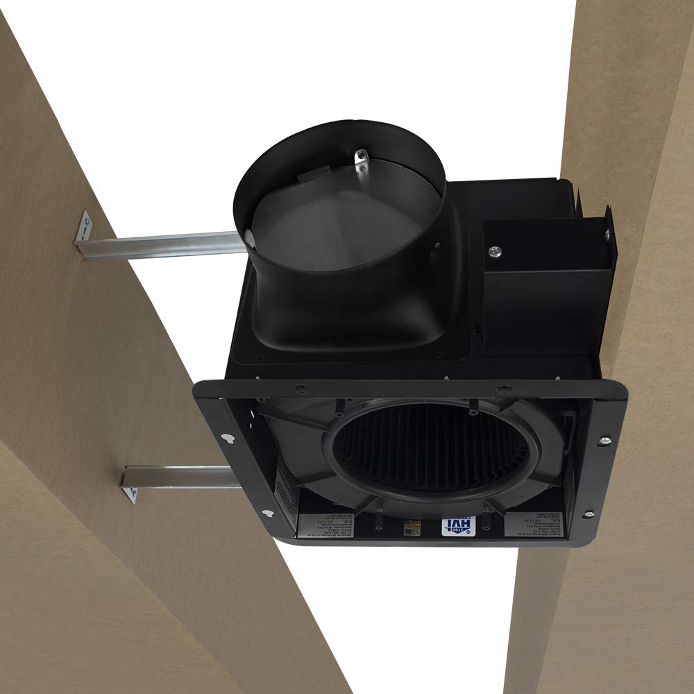 BV Bathroom Exhaust Fan 140CFM - Bathroom Fan 1.0 Sones, 6" Duct Collar, Rooms Up to 140 Sq. Ft.| Energy-Saving Ventilation Fan, Stainless Steel - No Attic Access | Ultra-Quiet HVI 2100,UL Certified